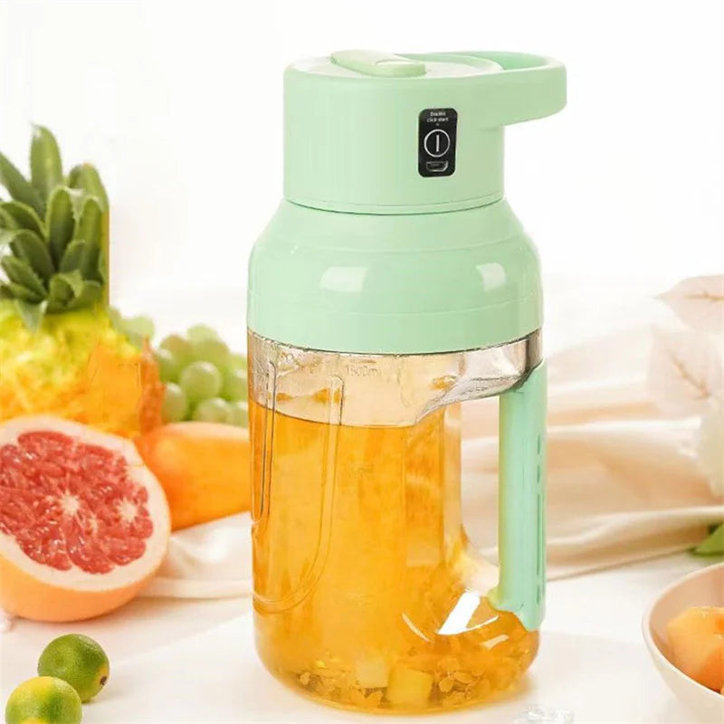 Portable and Rechargeable Bottle Blender 1500ml - Ideal for Daily Routine