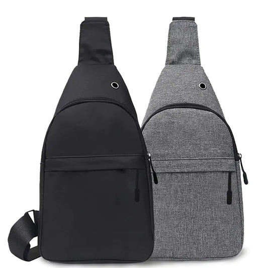 Men's Solid Chest Bag