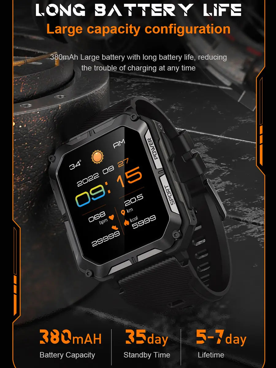 Solid Smart Watch - Hyper Durable