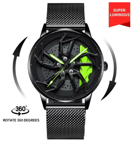 3D Real Wheel Watches