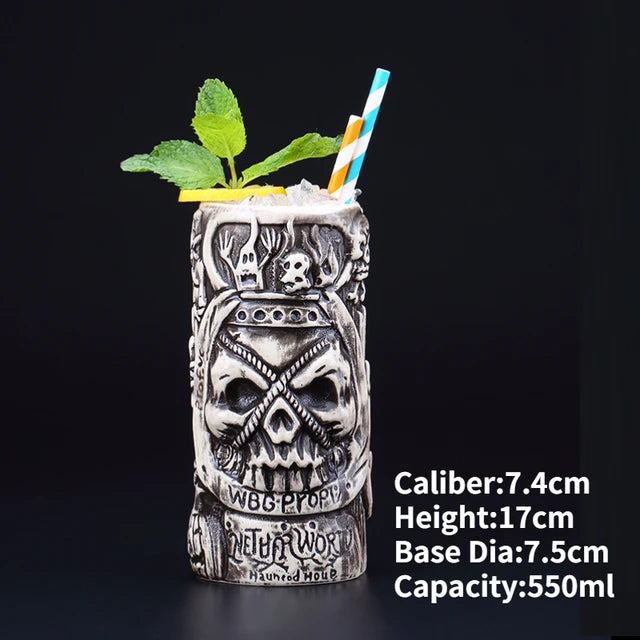 Hawaii Ceramic Tiki Mug