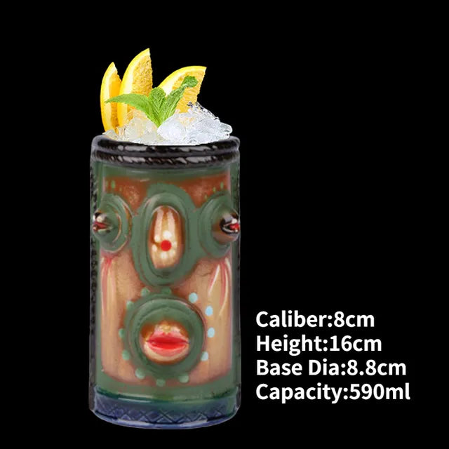 Hawaii Ceramic Tiki Mug