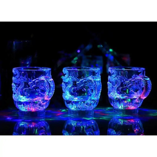 LED Flashing Water Cup Dragon Mug