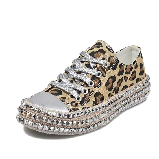 Leopard Canvas Shoes