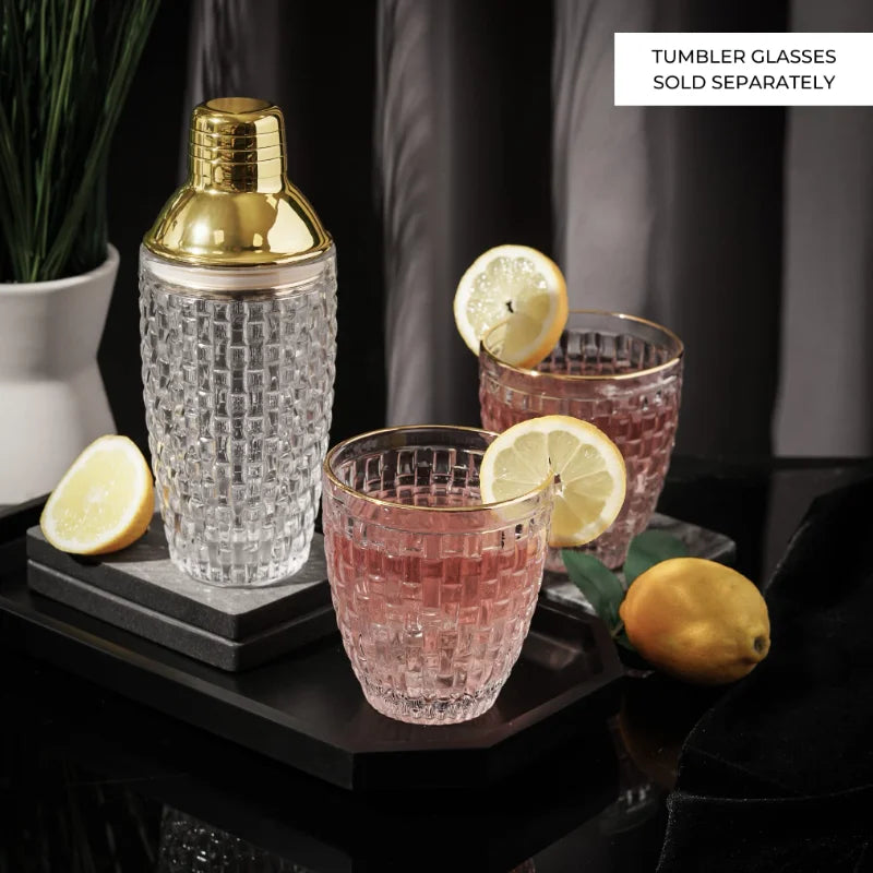 Luxury Glass Cocktail Shaker Kit