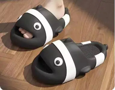 Non-Slip Slip-On Clownfish Slippers