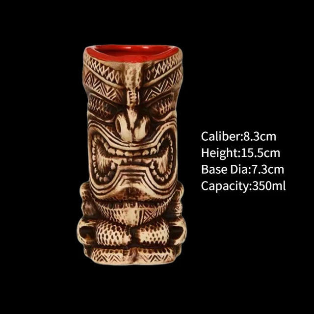 Hawaii Ceramic Tiki Mug