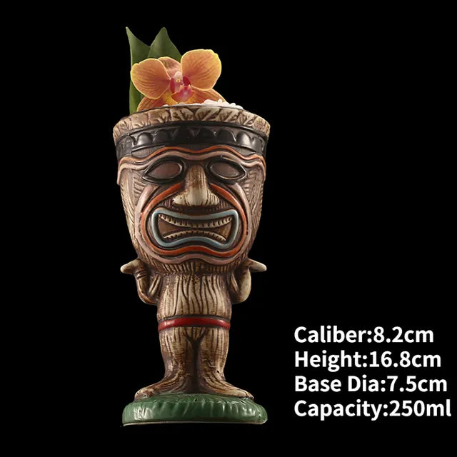 Hawaii Ceramic Tiki Mug