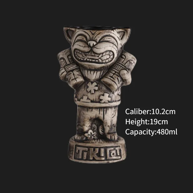 Hawaii Ceramic Tiki Mug