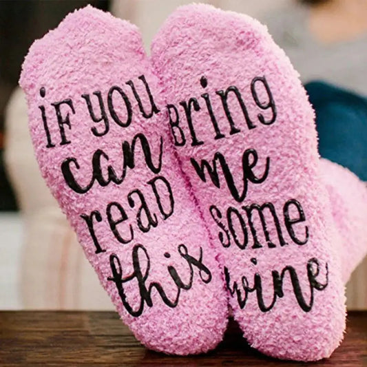 Funny Socks "Bring some wine" Pair