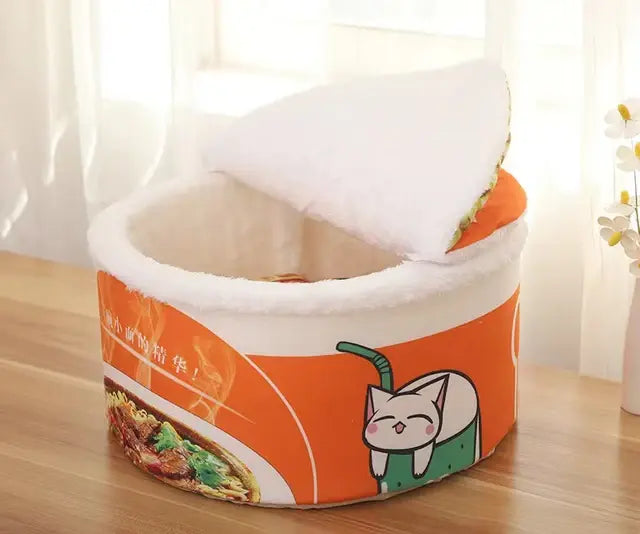 Instant Noodle Warm Dog Cat Nest Beds