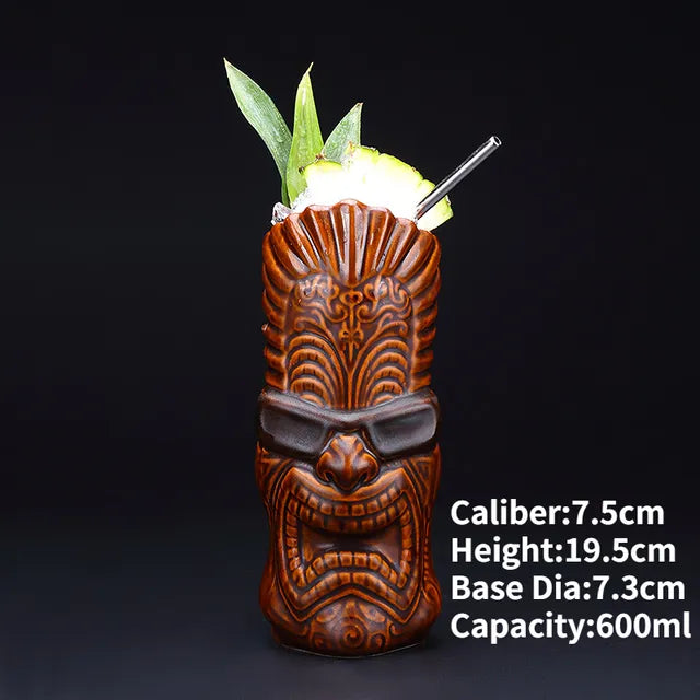 Hawaii Ceramic Tiki Mug