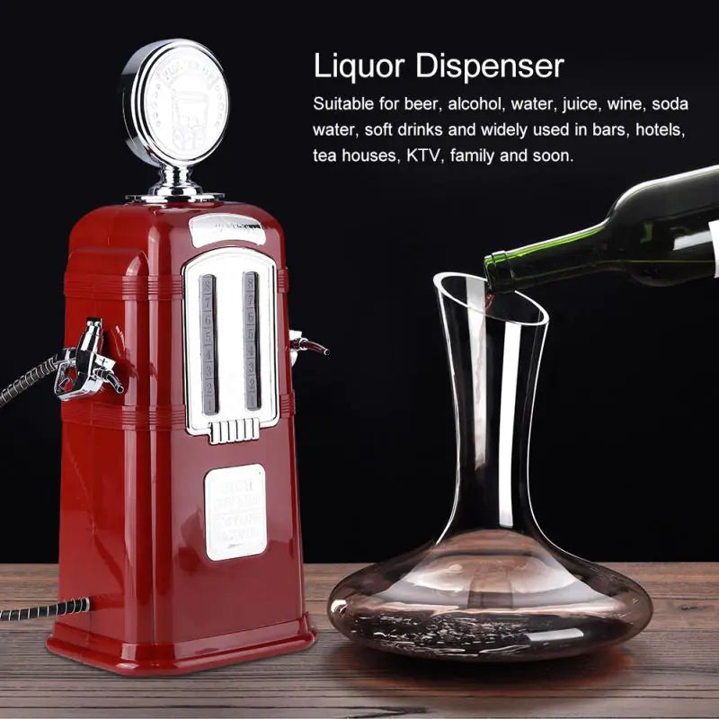 Double Guns Liquor Pump Gas Station Black Beer Dispenser