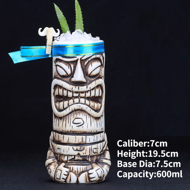 Hawaii Ceramic Tiki Mug