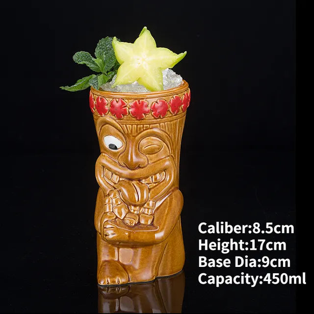 Hawaii Ceramic Tiki Mug