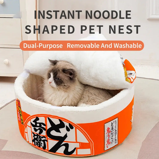 Instant Noodle Warm Dog Cat Nest Beds