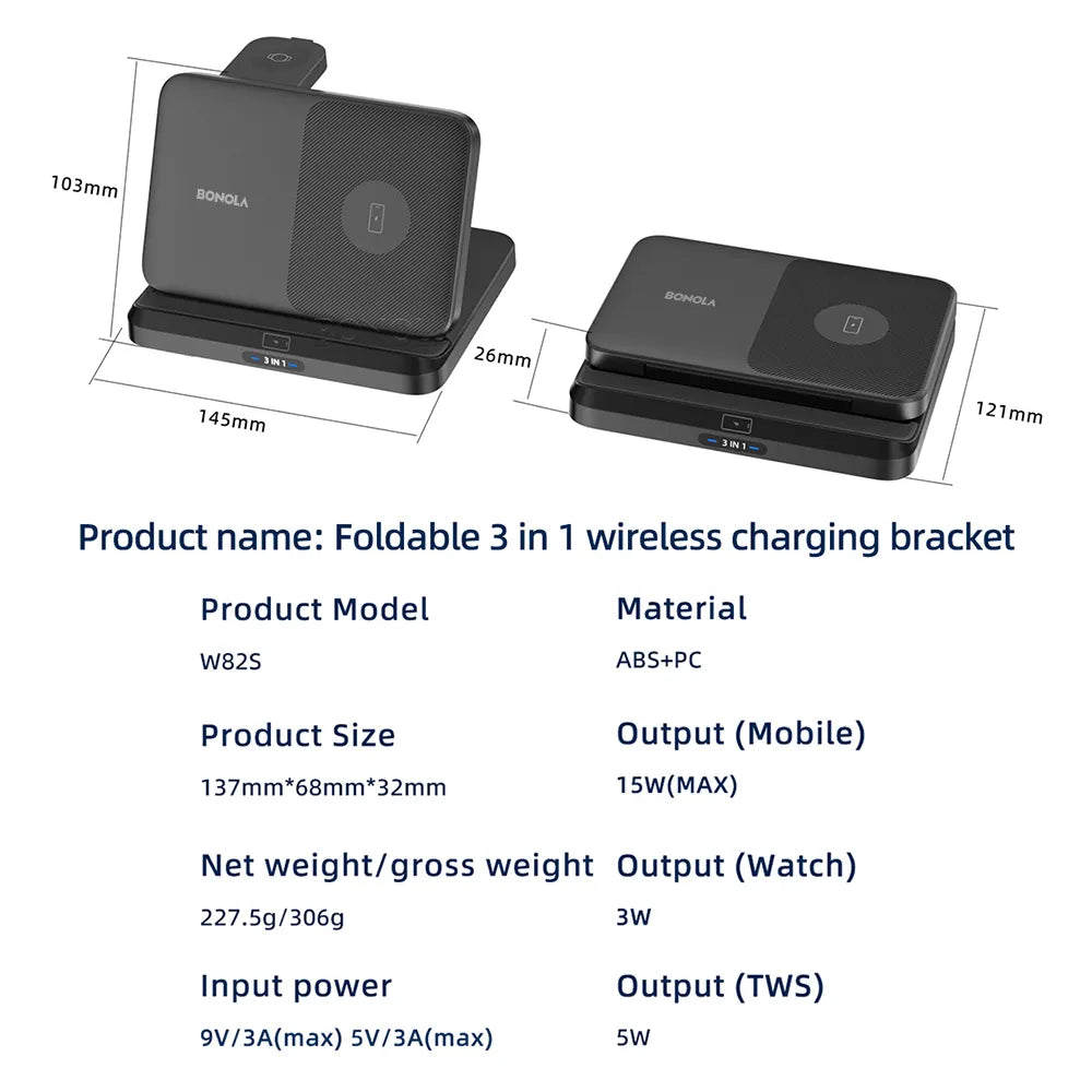 Foldable Solid Portable Dock Charger