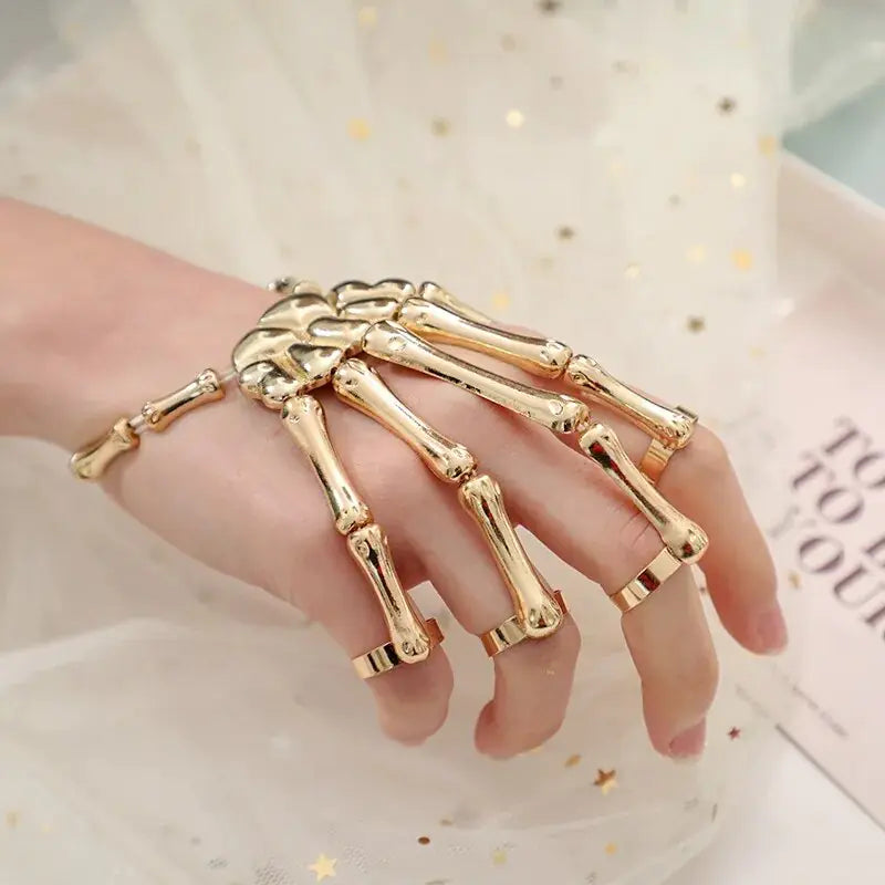 Skeleton Hand Bracelet for Women