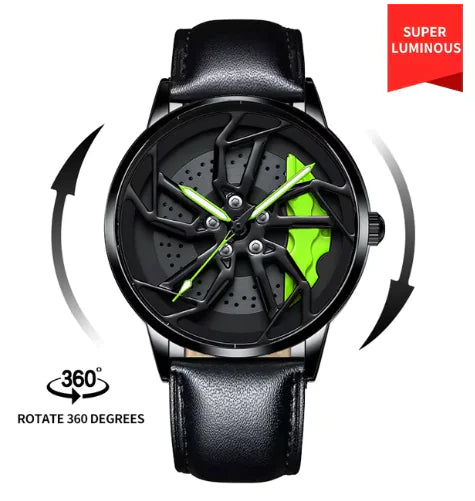 3D Real Wheel Watches