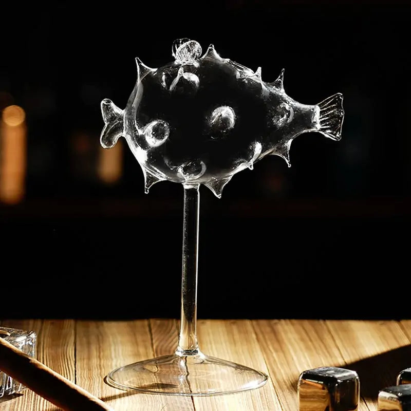 Pufferfish Cocktail Transparent Glass