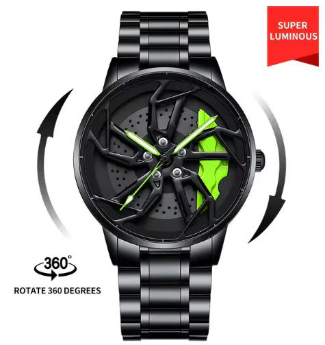 3D Real Wheel Watches