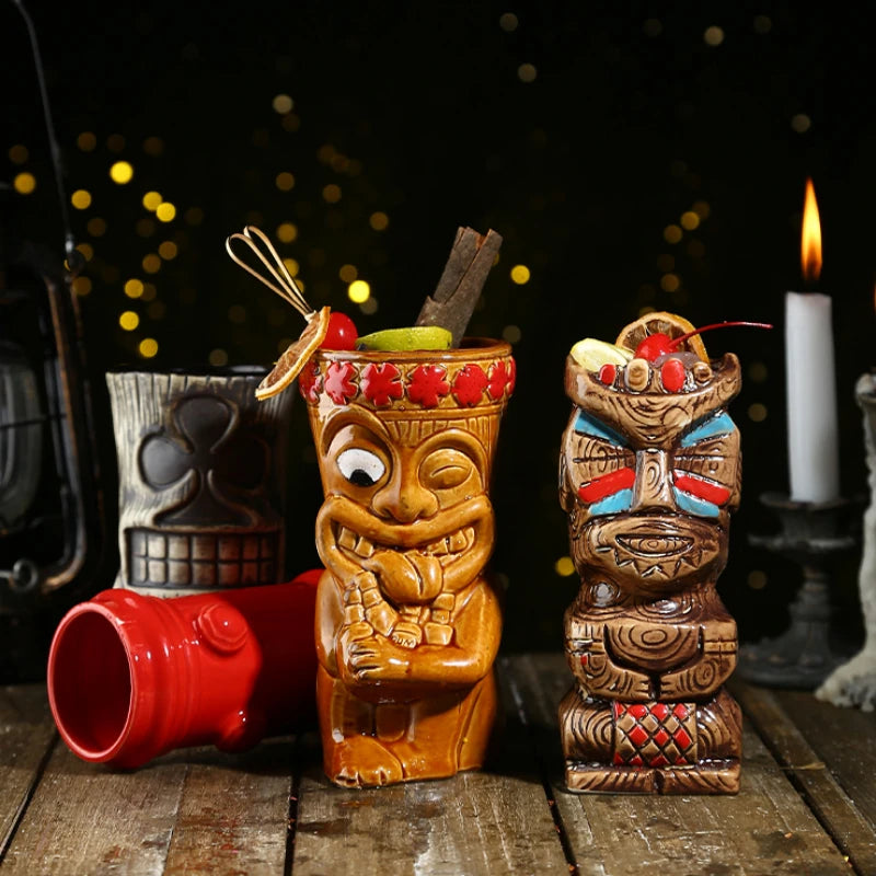 Hawaii Ceramic Tiki Mug